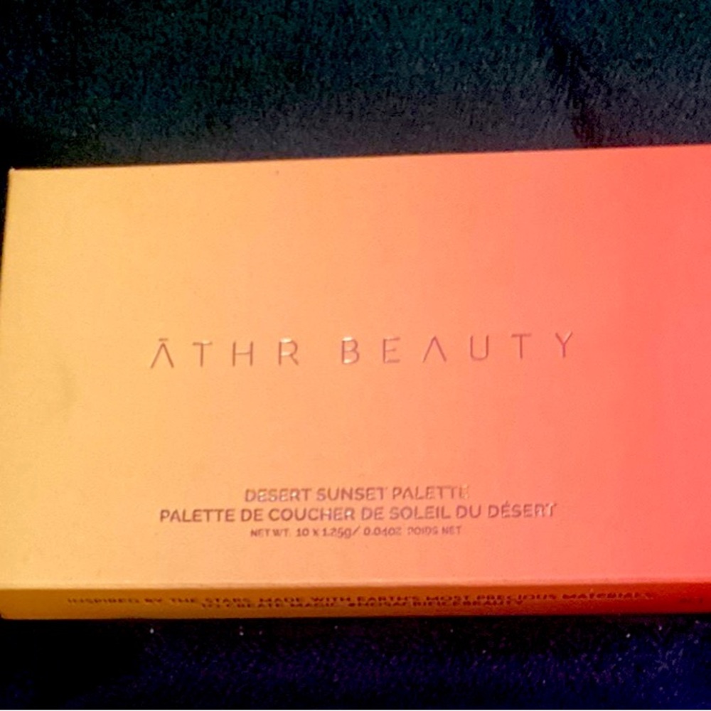 Athr beauty eyeshadow pallette never used never opened